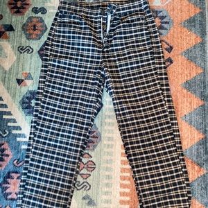 Plaid American Eagle Mom Jeans